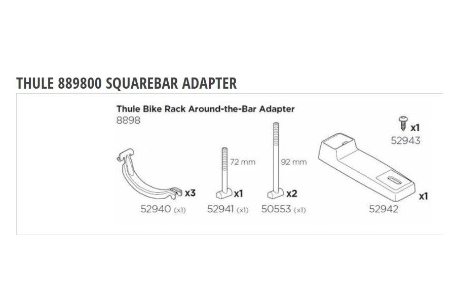 Thule Bike Rack Adaptador Barra - Rideshop