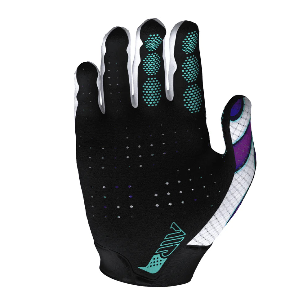 Troy Lee Designs Guantes De Bicicleta Air Overspray Black / Real Teal