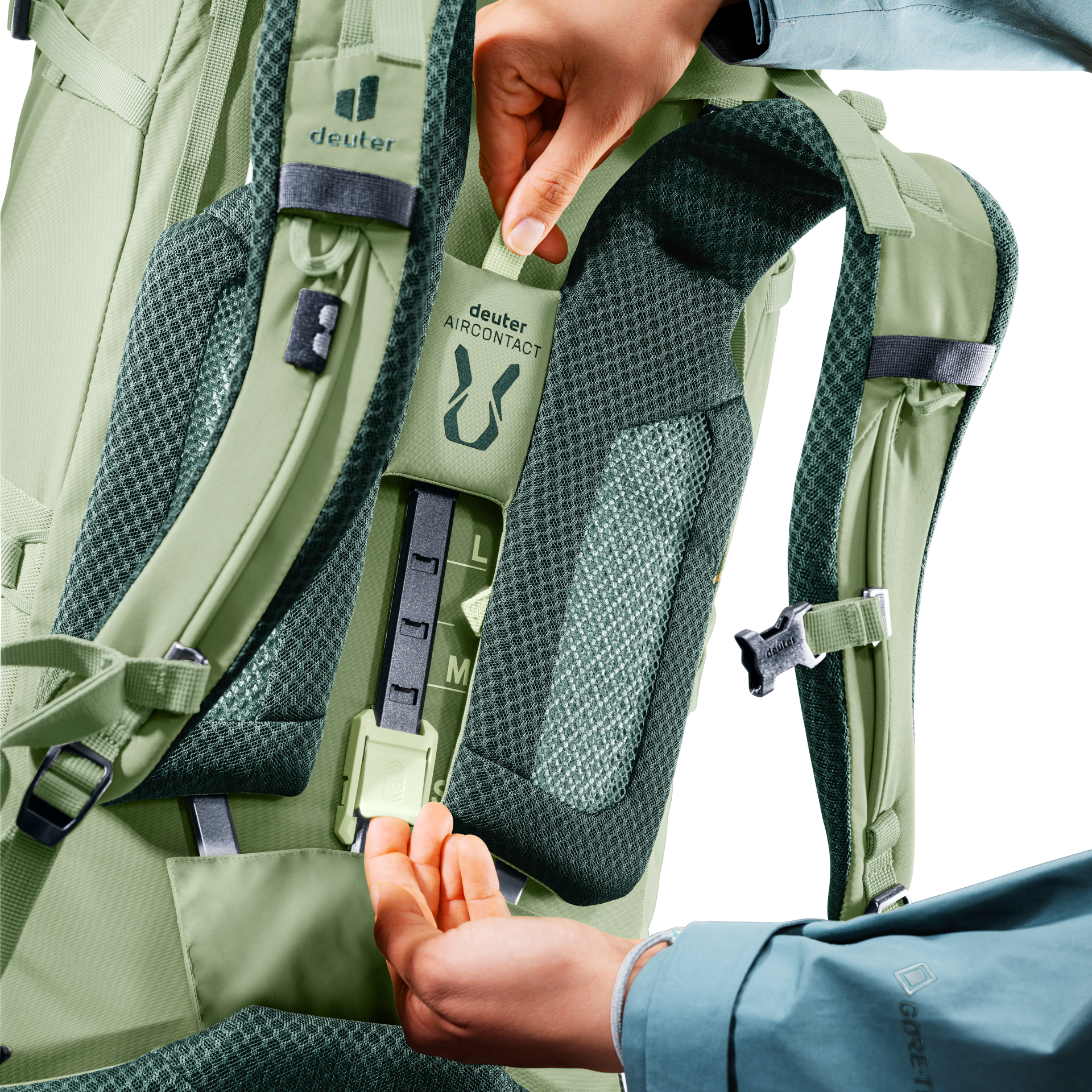 Deuter Mochila Aircontact Core 45+10 SL grove-ivy