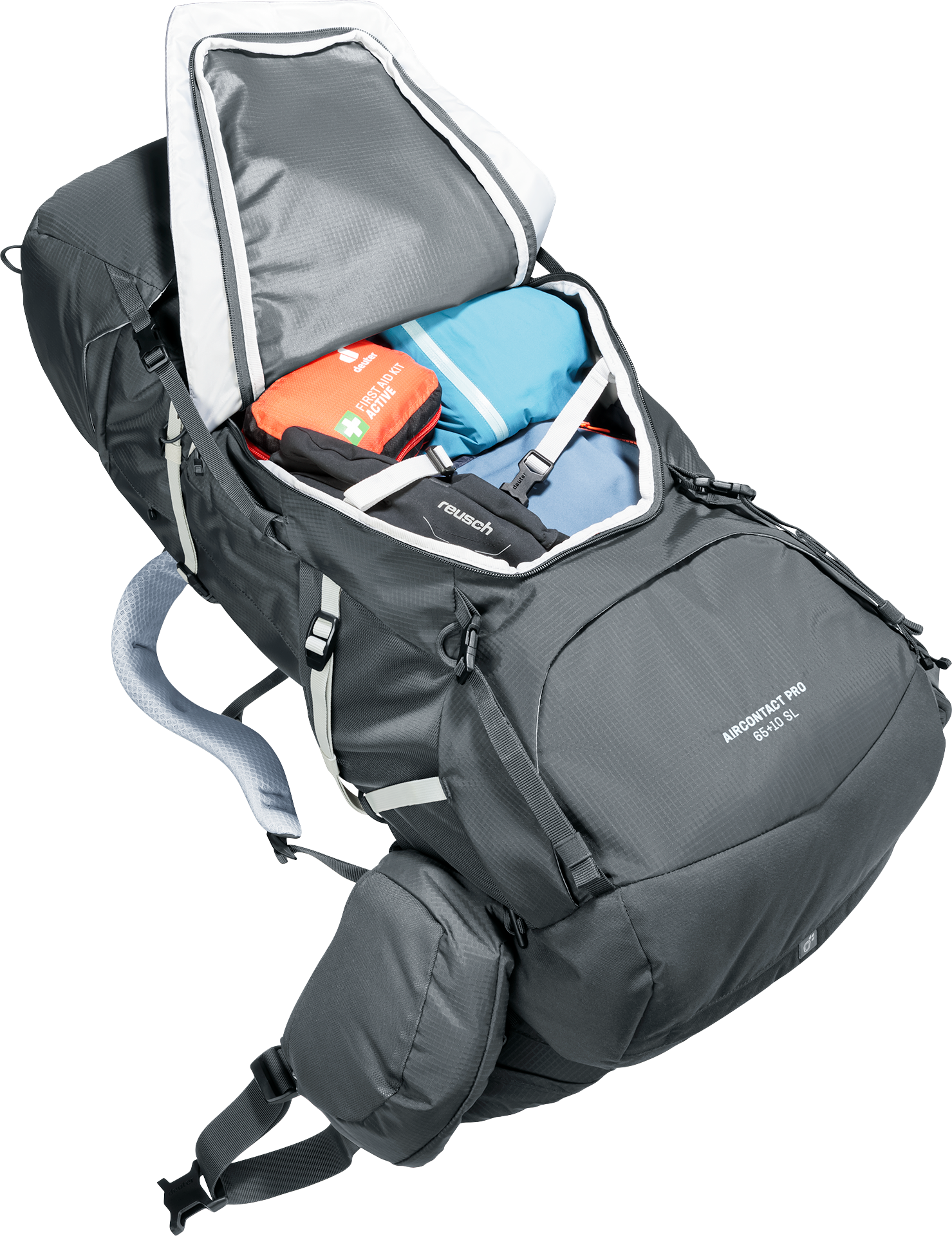 Deuter Mochila Aircontact Pro 65+10 SL graphite