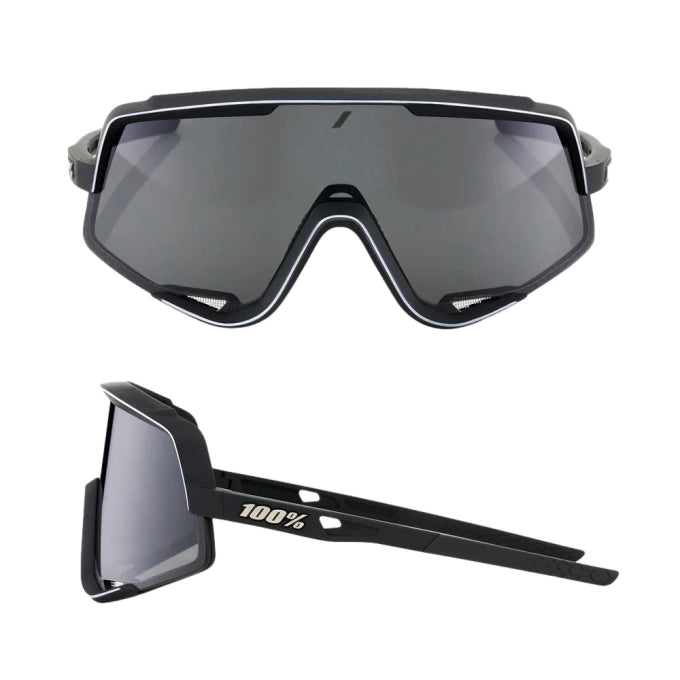 100% Anteojos Glendale - Soft Tact Black - Smoke Lens - Rideshop