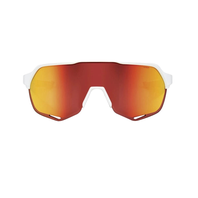 100% Anteojos S2 - Soft Tact Off White - Hiper Red Multilayer Mirror Lens - Rideshop