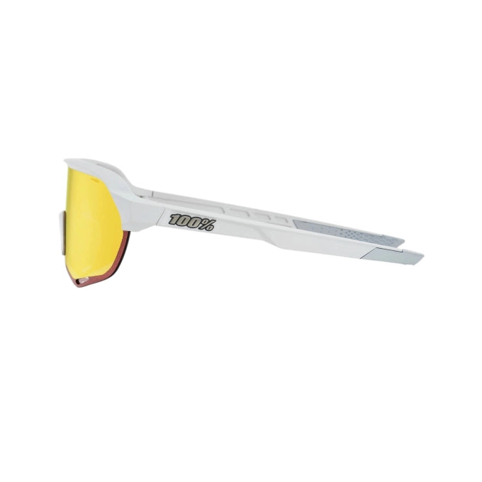 100% Anteojos S2 - Soft Tact Off White - Hiper Red Multilayer Mirror Lens - Rideshop