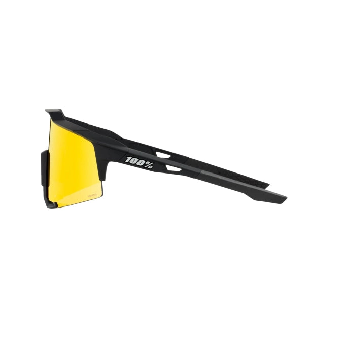 100% Anteojos Speedcraft - Soft Tact Black - Hiper Red Multilayer Mirror Lens - Rideshop