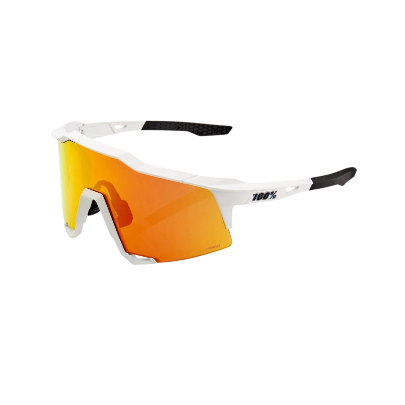 100% Anteojos Speedcraft - Soft Tact Off White - Hiper Red Multilayer Mirror Lens - Rideshop