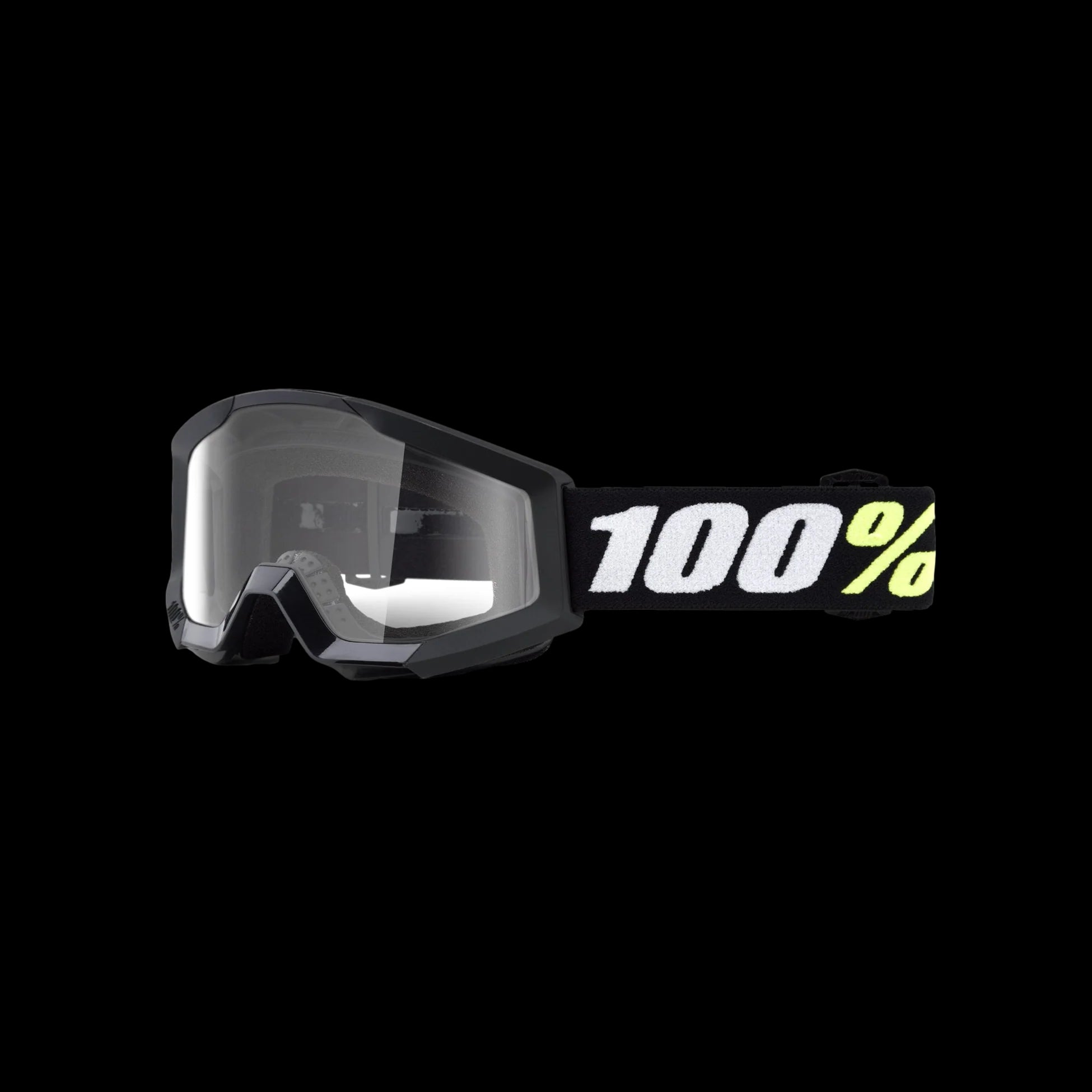 Antiparra 100% Strata Mini Black - Clear Lens