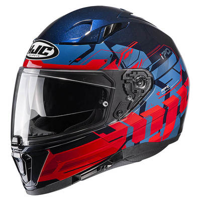 HJC Casco i70 Alligon Azul/Celeste/Rojo - Rideshop