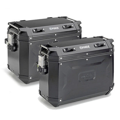 Kappa Pack Maletas Laterales K'Force 48 Lt Izq / 37 Lt Der - Black - Rideshop