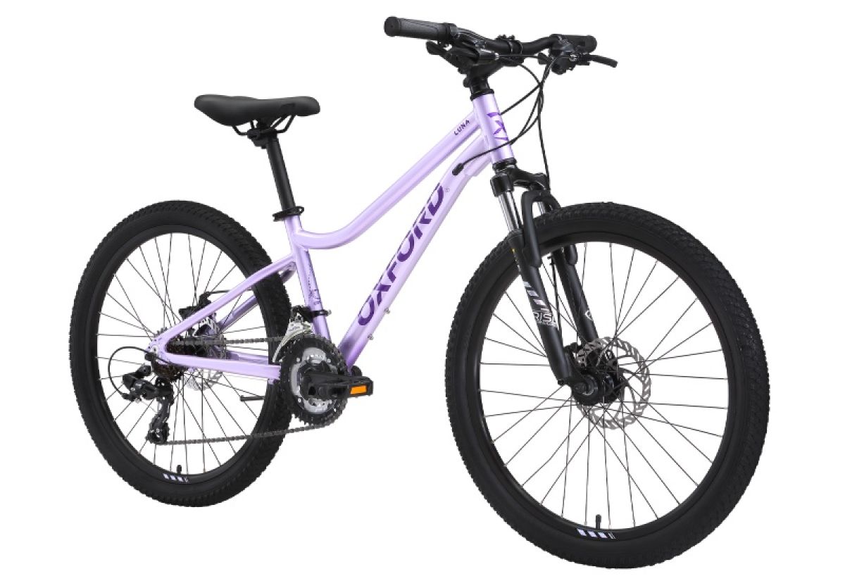 Bicicleta Infantil Oxford Luna Suspension Aro 24 Lila
