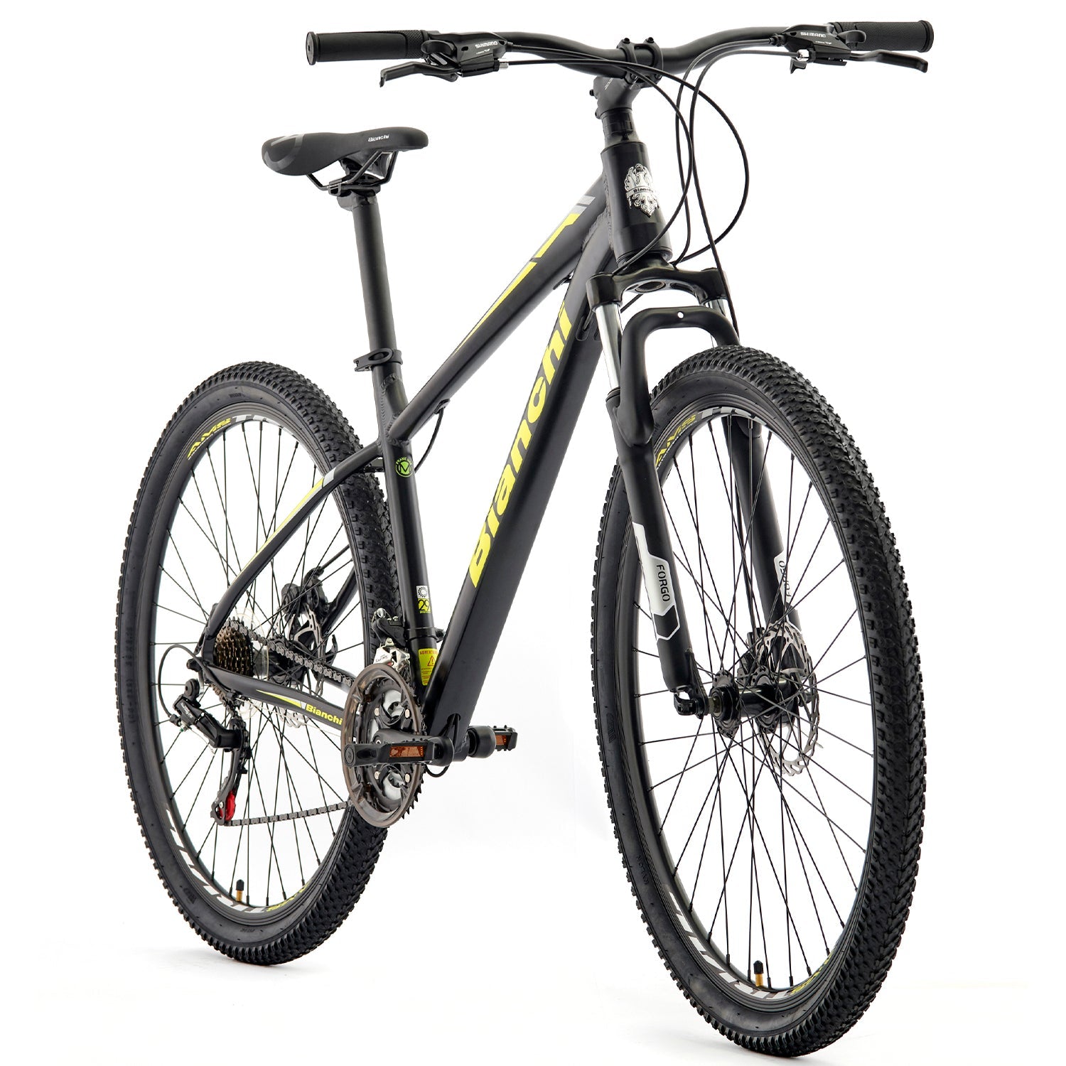 BICICLETA BIANCHI STONE MOUNTAIN 29 NEGRO SEMI MAT/AMARILLO