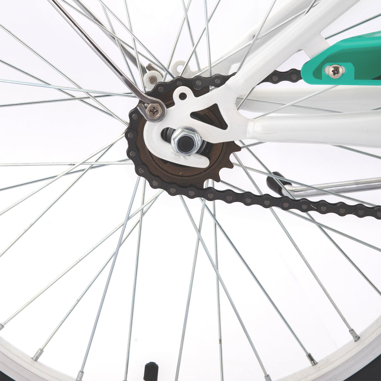 BICICLETA BIANCHI  CLASSIC 20 GIRL BLANCO / VERDE CLARO