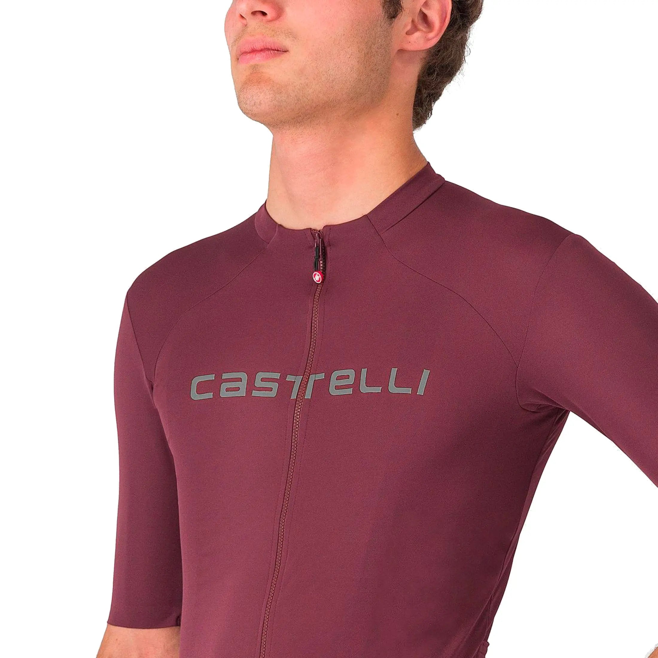 Jersey Castelli Prologo Lite Deep Bordeaux
