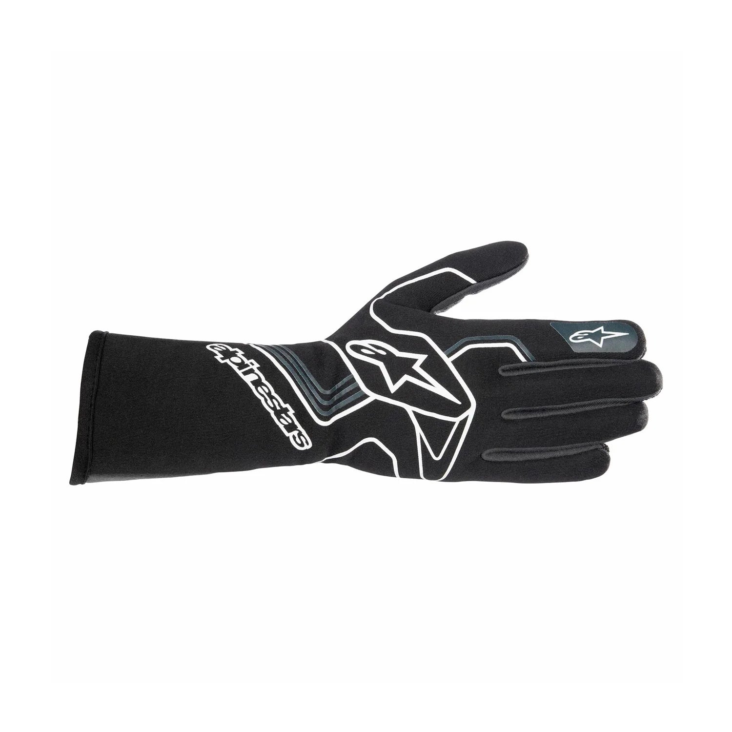 Guantes Auto Alpinestars Tech-1 Race V3 FIA Negro Gris