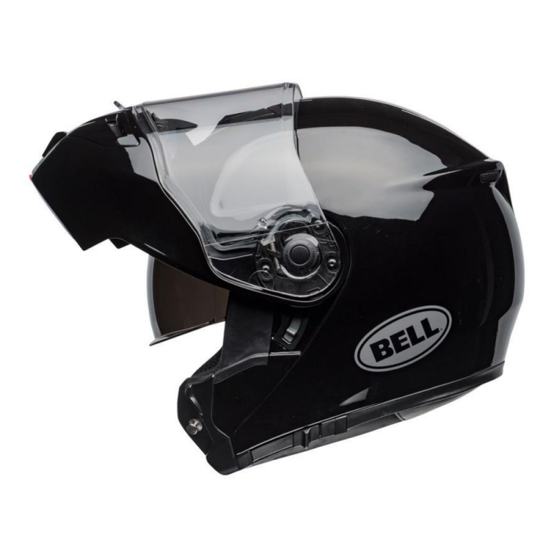 Casco Moto Calle Bell SRT Modular Negro Brillante