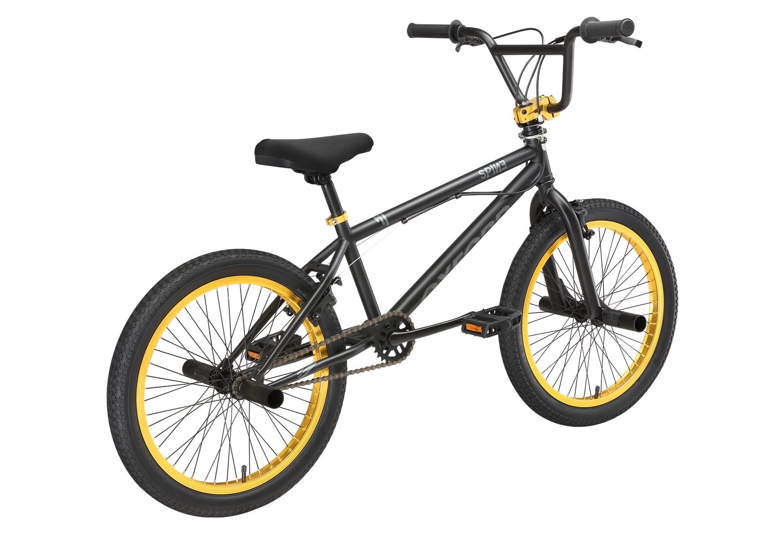Bicicleta Infantil Oxford Spine Aro 20 Negro/Amarillo My2025