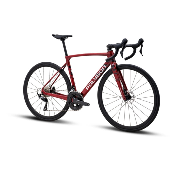 Polygon Bicicleta Ruta Strattos S7D Rojo/Negro