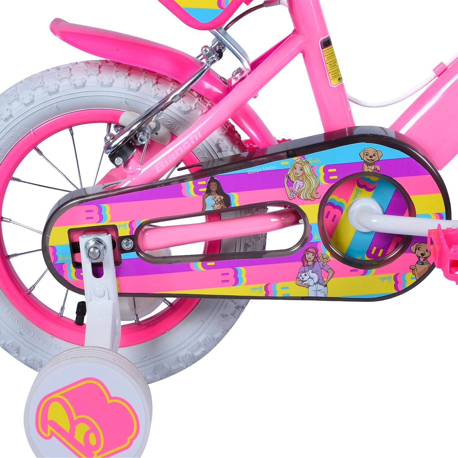 Bicicleta Barbie 12 rosada