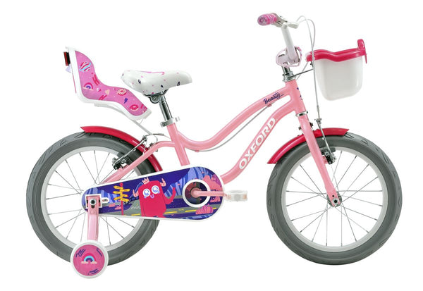 Bicicleta Infantil Oxford Beauty Aro 16 Rosado