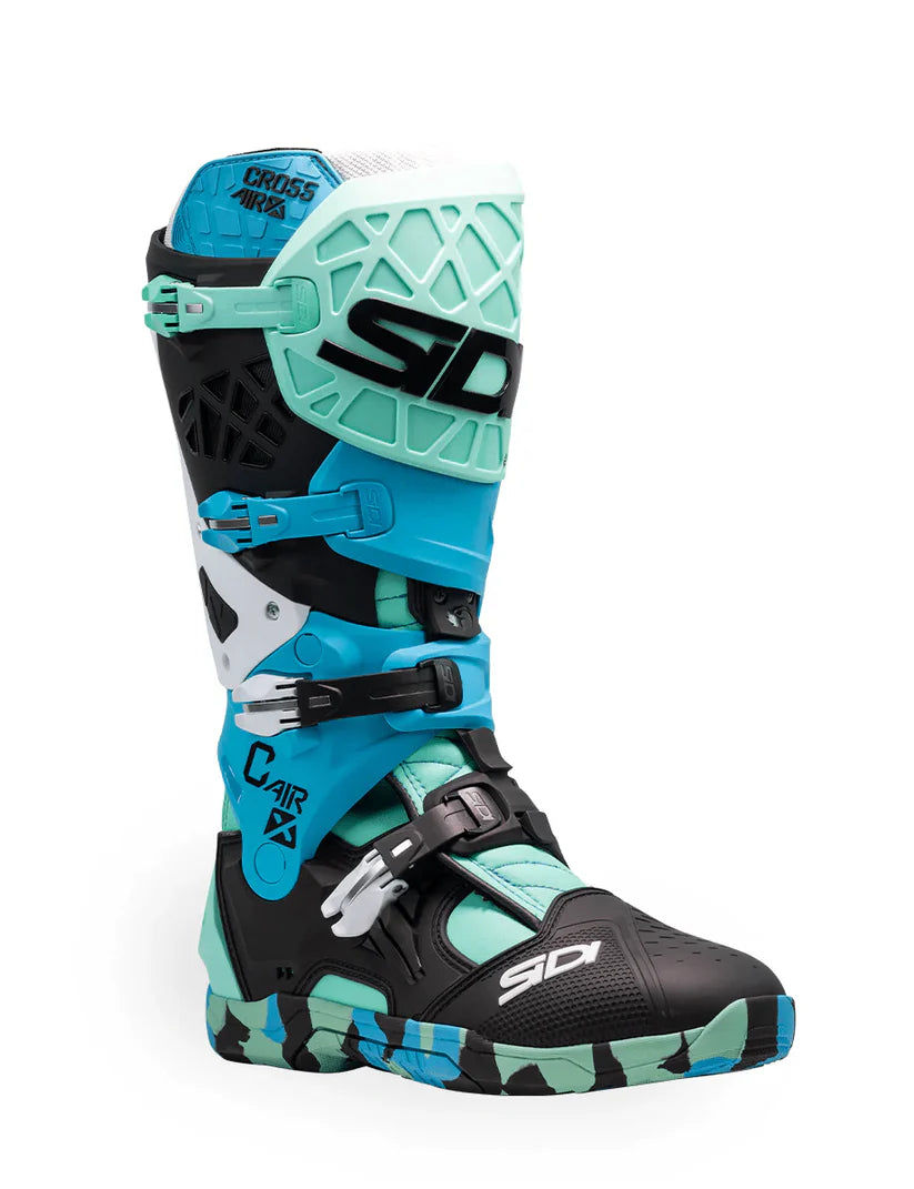 Bota de Moto Sidi Crossair X Messy Cyan