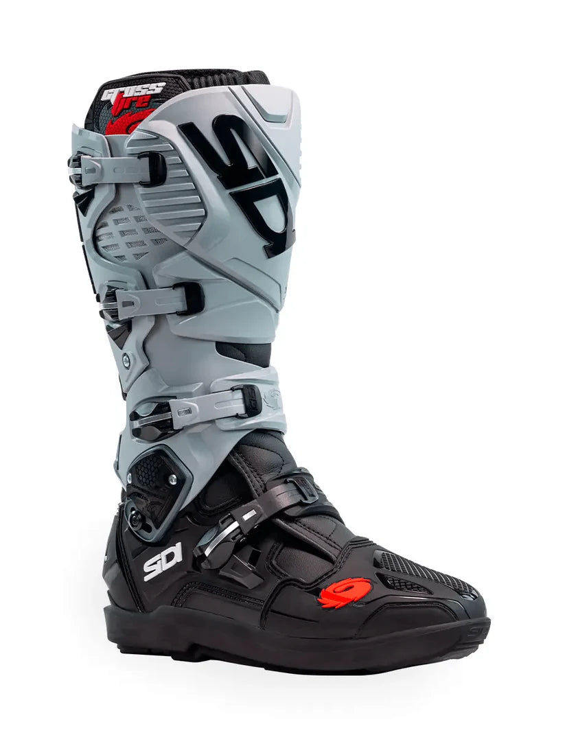Bota de Moto Sidi Crossfire 3 Srs Black Ash