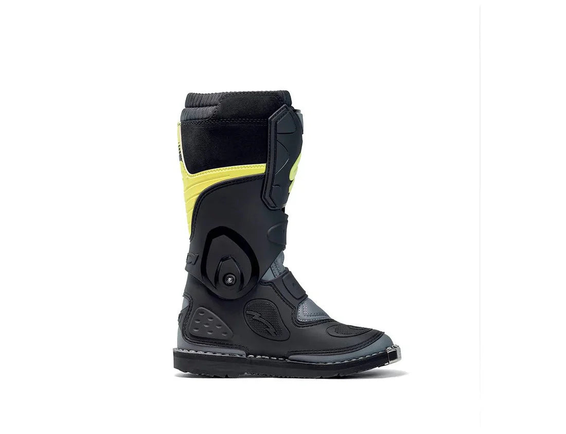 Bota de Moto Sidi Flame Black Lime Gray