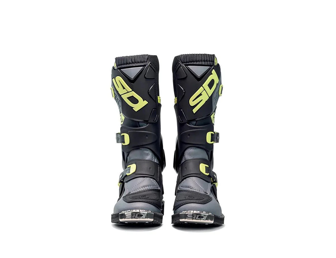 Bota de Moto Sidi Flame Black Lime Gray