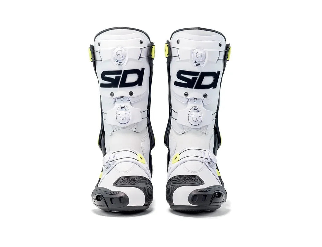 Bota de Moto Sidi Rex White Black Yellow