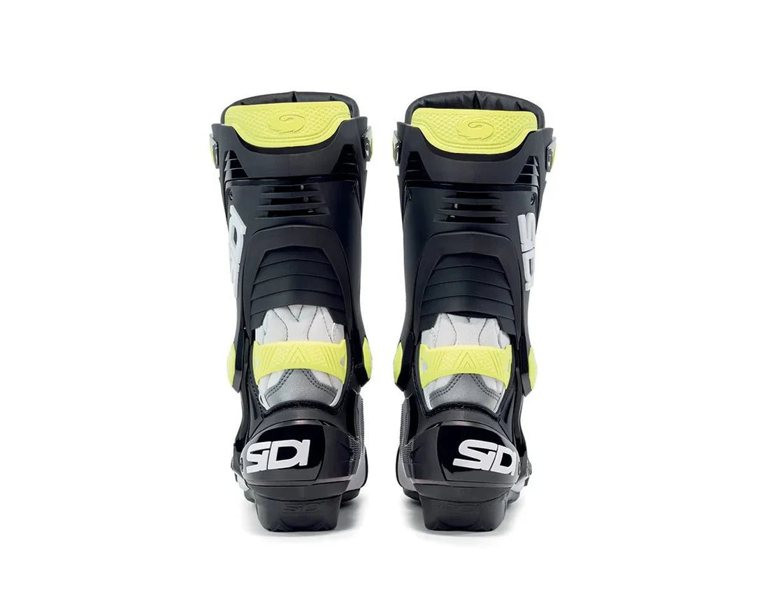 Bota de Moto Sidi Rex White Black Yellow