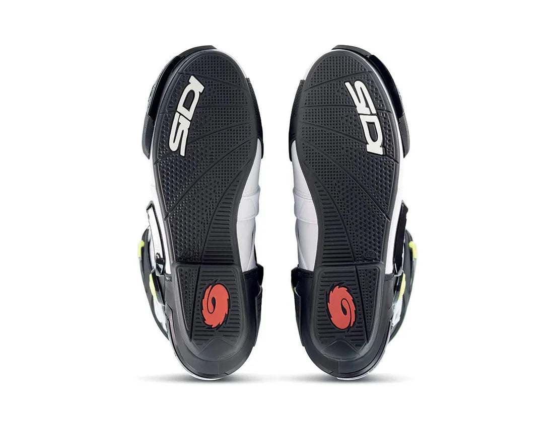Bota de Moto Sidi Rex White Black Yellow