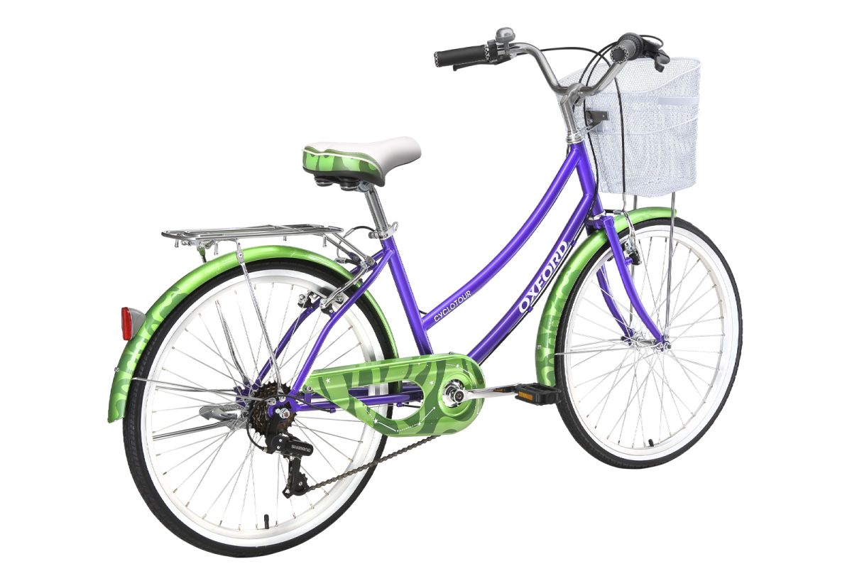 Bicicleta Infantil Oxford Cyclotour 24 6V Morado