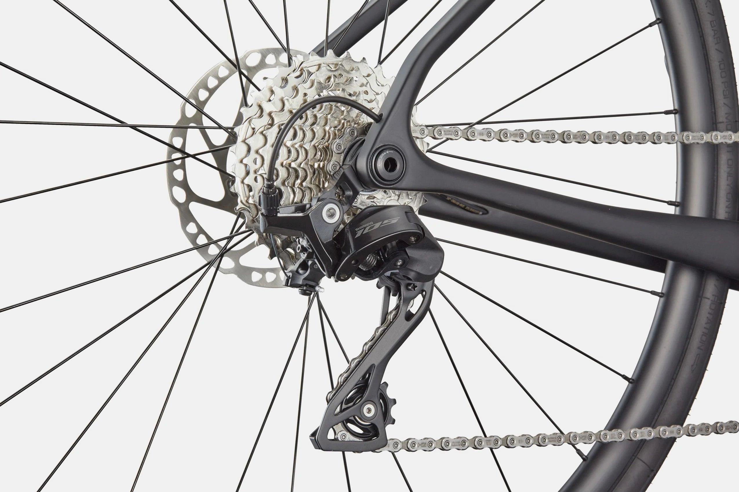 Bicicleta Ruta Cannondale 700 Synapse Carbon 5 Negro