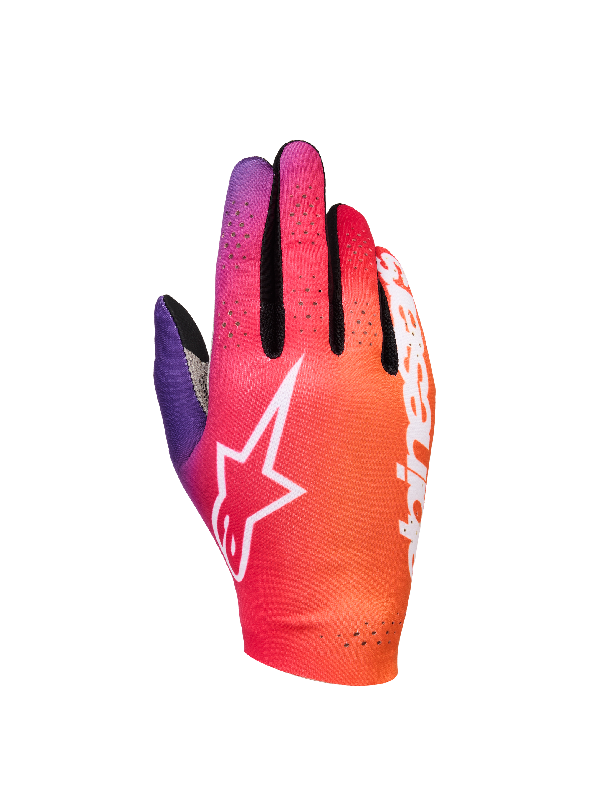 Guantes Sim Racing Alpinestars Graphic 2 - Naranja/Morado S