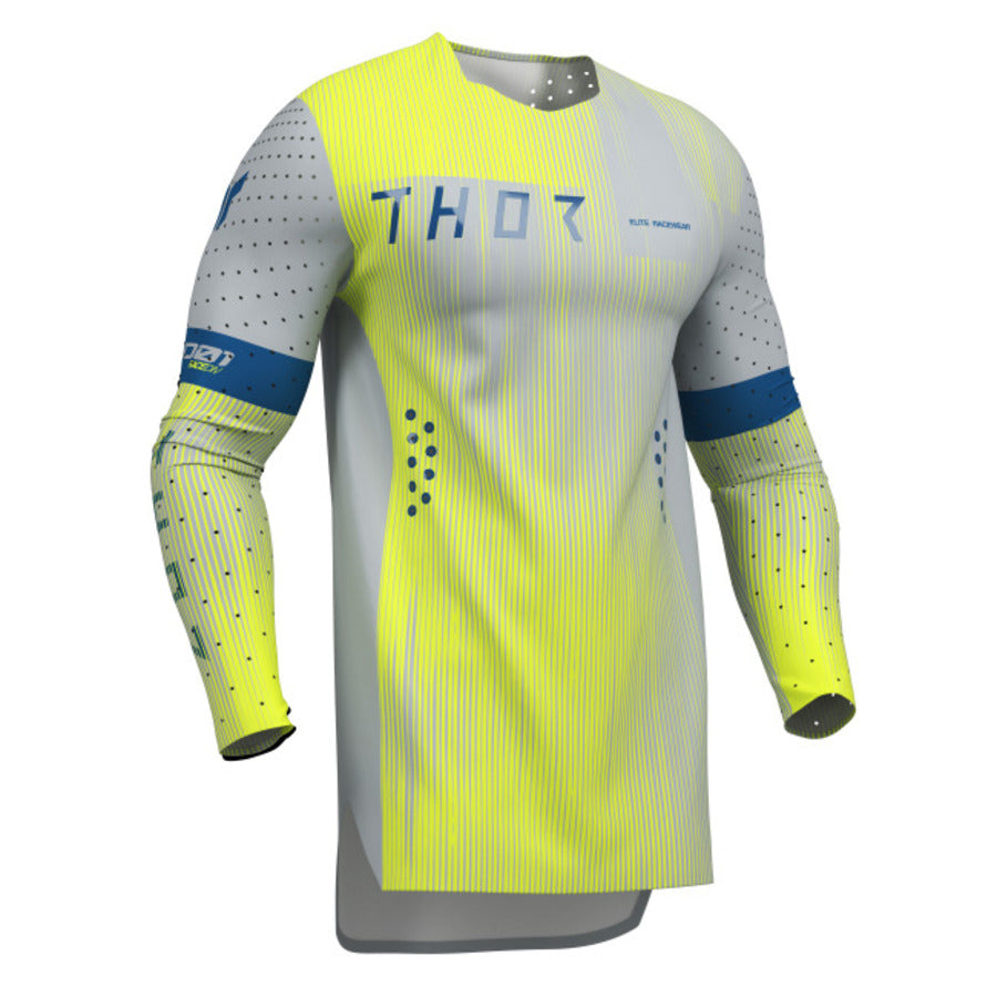 Jersey Moto Thor Sportmode Vanish Gris / Azul Oscuro - vista 3