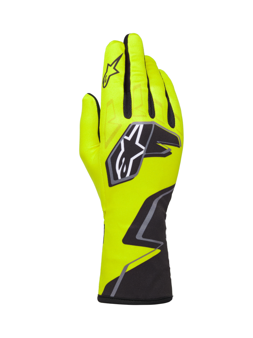 Guantes Karting Alpinestars Race V2 Graphic 1 Amarillo Fluor/Negro - Amarillo Fluor/Negro S