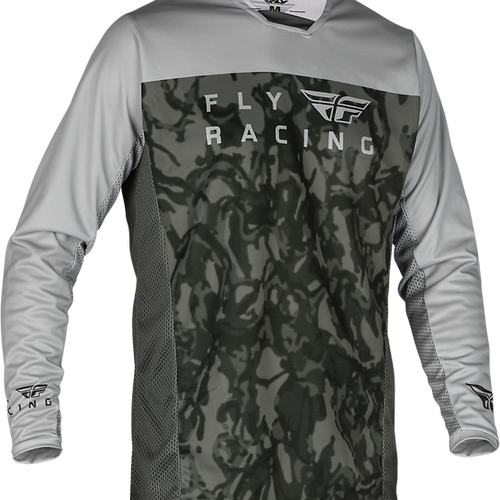 Fly Racing Radium Jersey Dark Grey Camo/Grey 2023 - Rideshop