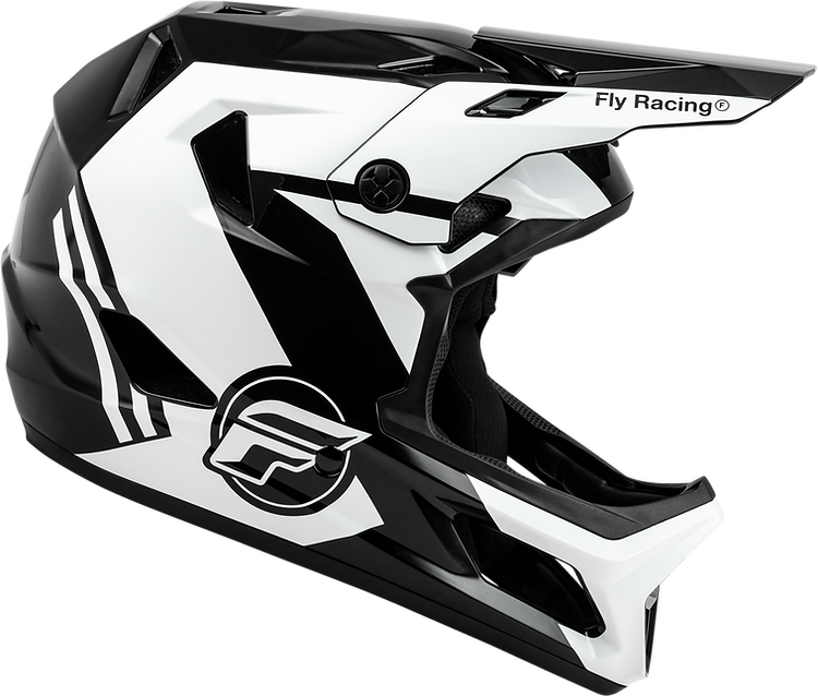 Casco Bicicleta Fly Racing Rayce Negro/Blanco 2025