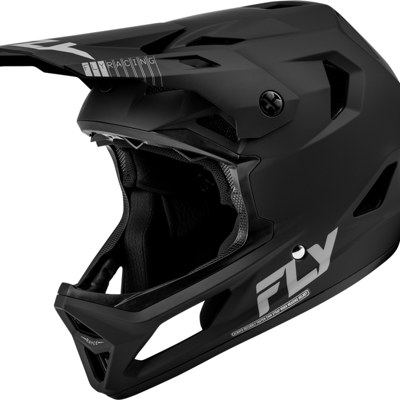 Casco de Bicicleta Fly Racing Rayce 2025 Niño Matte Black - Rideshop