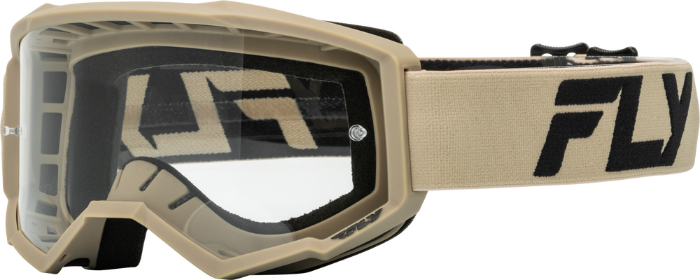 Antiparras Focus Fly Racing Khaki/Negro 2025