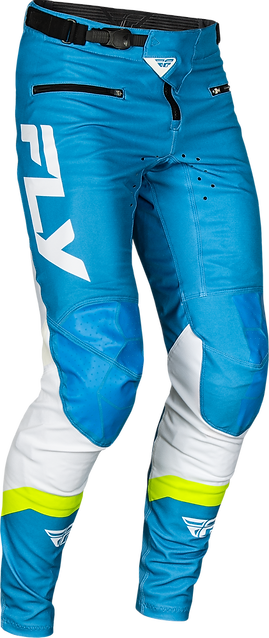 Pantalones MTB Fly Racing Rayce Azul/Blanco 2025