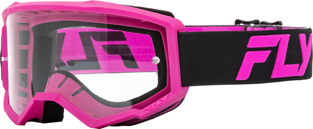 Antiparras Focus Fly Racing Negro/Rosado 2025