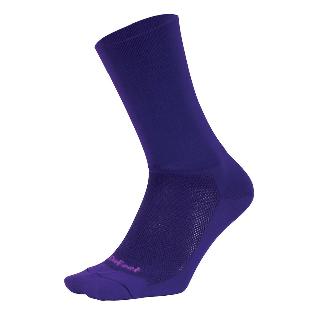 Calcetín Defeet Aireator 6 D-Logo Double Cuff Purple Solid Color