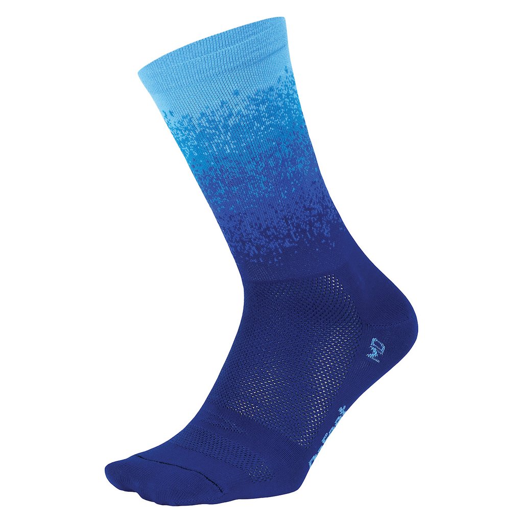 Calcetín Defeet Aireator 6'' Barnstormer Ombre (Royal/Defeet Blue/Process Blue/Carolina)