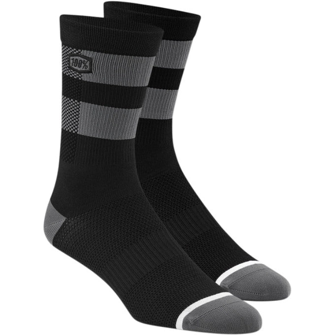 100% Calcetines Flow Performance MTB Black/ Grey