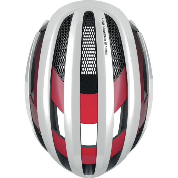 Casco Bicicleta Adulto AIRBREAKER Blanco Rojo