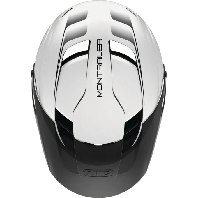 Casco Bicicleta Adulto Abus MONTRAILER Blanco Pola