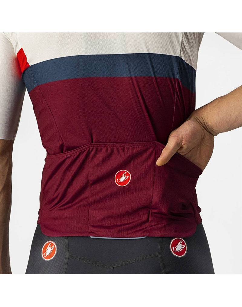 Castelli Jersey A Blocco Ivory - Rideshop