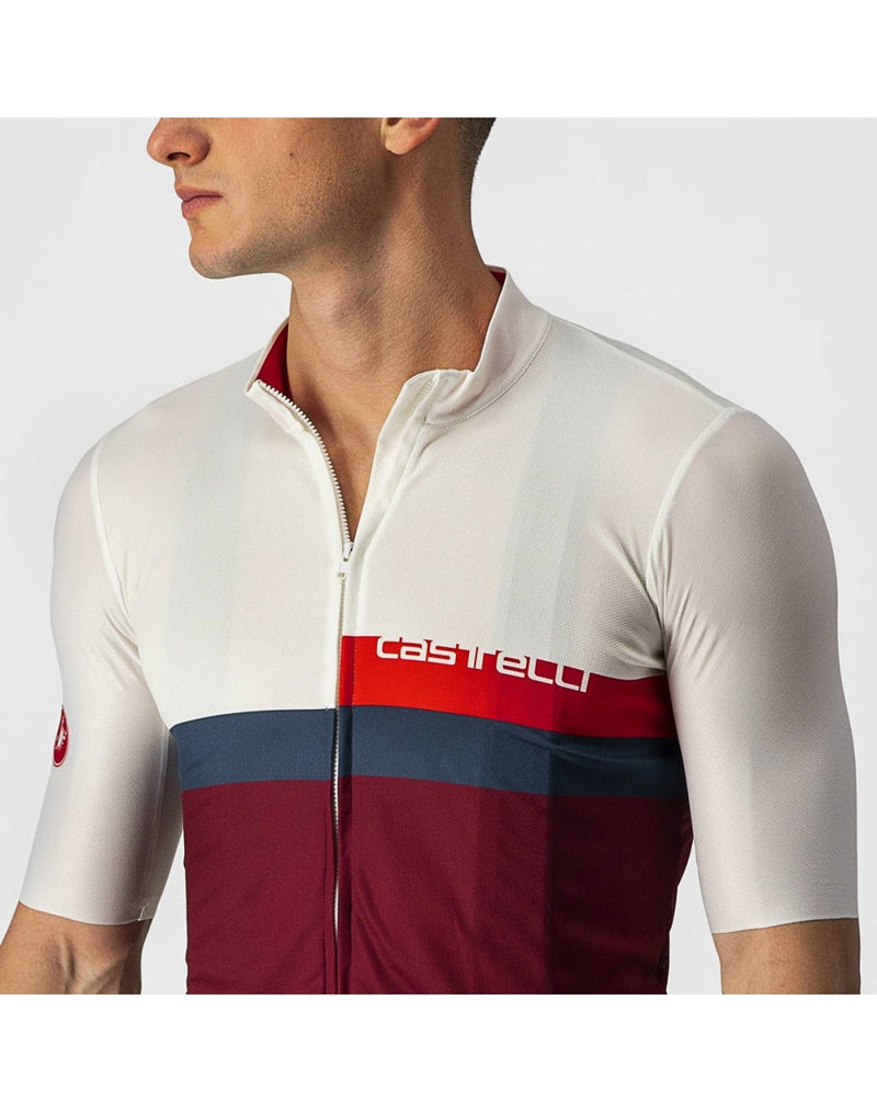 Castelli Jersey A Blocco Ivory - Rideshop