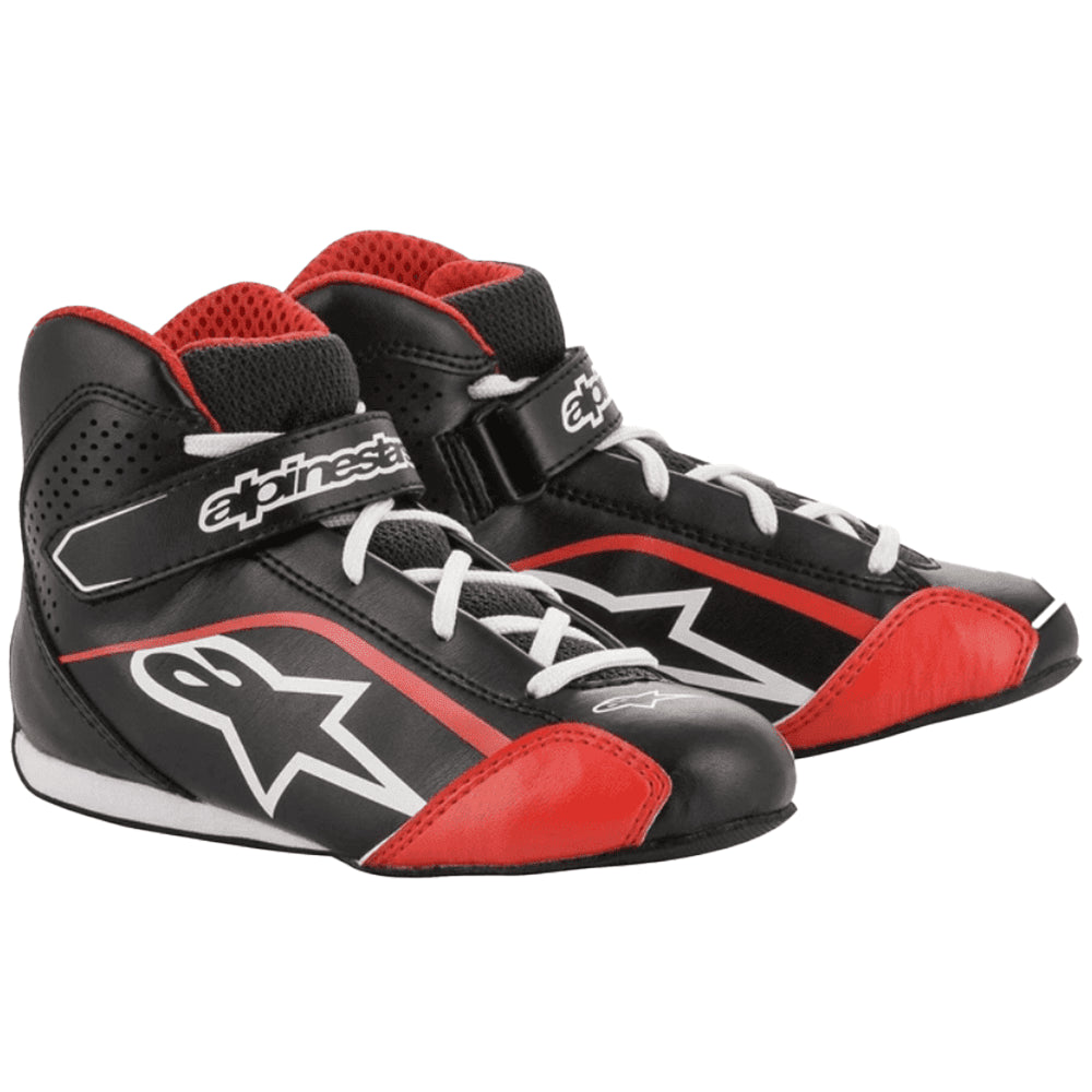 Zapatillas niño Kart Alpinestars Tech-1K - Negro/Rojo 1