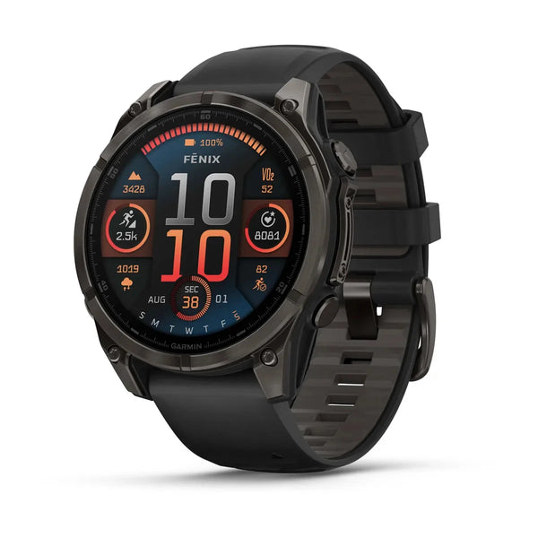 Smart Watch fēnix® 8 Garmin – 47mm Amoled Sapphire Carbon Gray - Rideshop