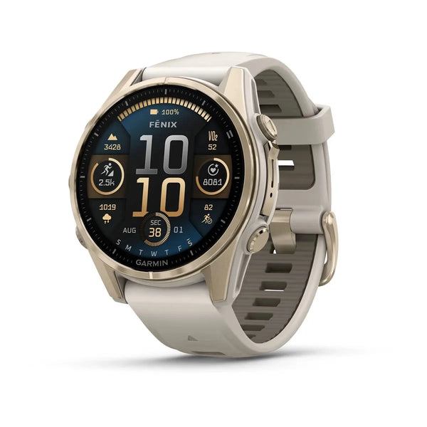 Smart Watch fēnix® 8 Garmin – 43mm Amoled Sapphire Beige - Rideshop